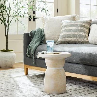 Woven Plaid Throw Pillow With Tassel Zipper - Threshold™ Designed With Studio McGee 1 Woven Plaid Throw Pillow With Tassel Zipper - Threshold™ Designed With Studio McGee