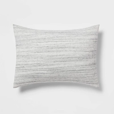 Space-Dyed Waffle Comforter Bedding Set Gray - Threshold™ 4 Space-Dyed Waffle Comforter Bedding Set Gray - Threshold™ - Image 4